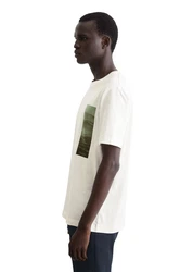 Marc O'Polo T-Shirt Weiß/Beige/Khaki/Creme/Grün
