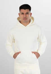 Hoodie Ren, Warmer Baumwoll-Pullover mit groer Kapuze und mit Kngurutasche -