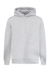 Smilodox Hoodie Ren Grau/Hellgrau/Silber