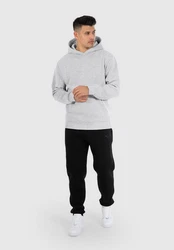Smilodox Hoodie Ren Grau/Hellgrau/Silber