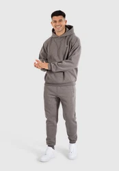 Smilodox Hoodie Walker Dunkelgrau/Hellgrau/Grau/Braun