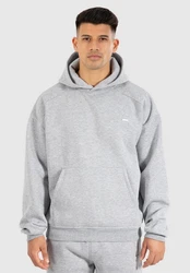 Smilodox Hoodie Walker Grau/Hellgrau