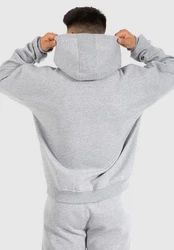 Smilodox Hoodie Walker Grau/Hellgrau