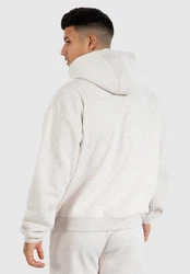 Smilodox Hoodie Walker Grau/Silber/Hellgrau/Beige/Weiß