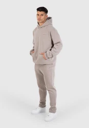 Smilodox Hoodie Rami Oversize Kapuzenpullover Beige/Braun/Grau/Lila