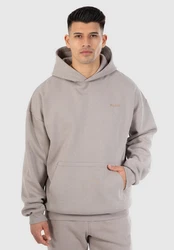 Smilodox Hoodie Rami Oversize Kapuzenpullover Beige/Braun/Grau/Lila