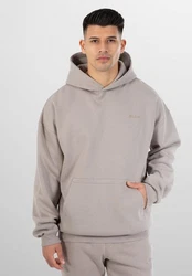 Smilodox Hoodie Rami Oversize Kapuzenpullover Beige/Braun/Grau/Lila