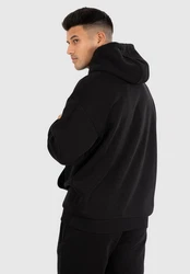 Smilodox Hoodie Rami Oversize Kapuzenpullover Schwarz