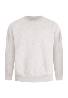 Smilodox Sweatshirt Kade Grau/Khaki/Beige/Weiß