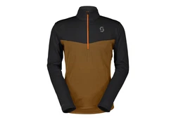 Scott Stehkragenpullover Defined Light Pullover Braun/Orange