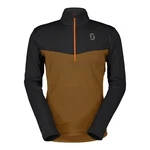 Scott Stehkragenpullover Defined Light Pullover Braun/Orange