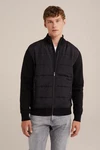 WE Fashion Cardigan Schwarz/Braun
