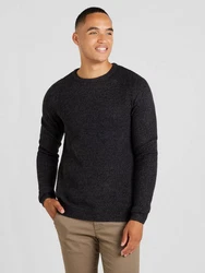JACK & JONES Pullover JJELEWIS Schwarz/Dunkelgrau/Grau