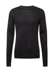 JACK & JONES Pullover JJELEWIS Schwarz/Dunkelgrau/Grau