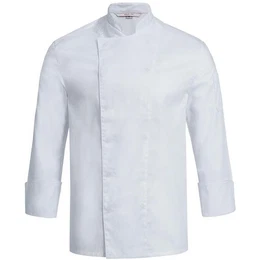 Kochjacke GASTRO MODA Herren Cuisine Basic Kochjacke Regular-Fit Wei XXL