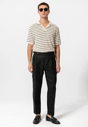 Antioch Sweatshirt Silvio Beige/Dunkelblau/Creme/Khaki