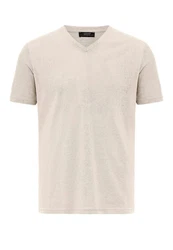 Antioch Poloshirt Marcello Khaki/Braun/Beige/Weiß