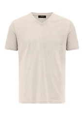 Antioch Poloshirt Marcello Khaki/Braun/Beige/Weiß