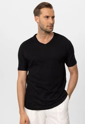 Antioch Poloshirt Marcello Schwarz/Dunkelgrau/Grau