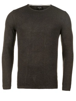 WOTEGA Strickfleece Pullover Pete Dunkelgrün/Khaki/Grau WOTEGA Strickfleece Pullover Pete Dunkelgrün/Khaki/Grau