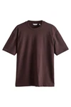 Next T-Shirt aus schwerem Stoff Dunkelbraun/Braun/Dunkelrot/Bordeaux Next T-Shirt aus schwerem Stoff Dunkelbraun/Braun/Dunkelrot/Bordeaux