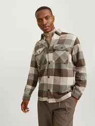 Jack & Jones Langarmhemd JPRRaymond Beige/Braun