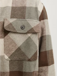 Jack & Jones Langarmhemd JPRRaymond Beige/Braun