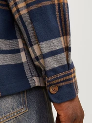 Jack & Jones Langarmhemd JPRRaymond Hellblau/Rot/Beige/Blau