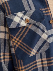 Jack & Jones Langarmhemd JPRRaymond Hellblau/Rot/Beige/Blau