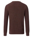 CASAMODA Rundhalspullover Braun/Dunkelrot/Rot/Bordeaux/Orange