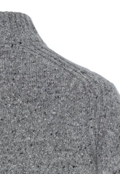 camel active Strickjacke Dunkelgrau/Hellgrau/Grau