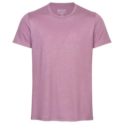 Kaipara Rundhalsshirt URBAN Merino T-Shirt Herren Kurzarm Regular Rosa/Lila