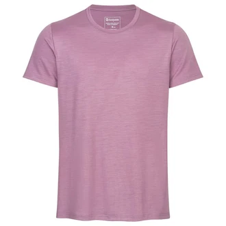 Kaipara Rundhalsshirt URBAN Merino T-Shirt Herren Kurzarm Regular Rosa/Lila Kaipara Rundhalsshirt URBAN Merino T-Shirt Herren Kurzarm Regular Rosa/Lila