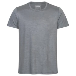 Kaipara Rundhalsshirt URBAN Merino T-Shirt Herren Kurzarm Regular Hellgrau/Grau/Dunkelgrau