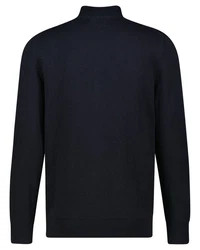 GANT Strickjacke CASUAL COTTON ZIP CARDIGAN Schwarz