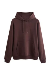 Next Kapuzensweatshirt Premium-Hoodie Dunkelrot/Braun/Dunkelbraun