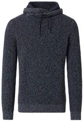 CASAMODA Strickpullover Pullunder Dunkelblau/Hellblau/Grau/Blau