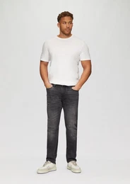 Stoffhose Jeans York / Regular Fit / High Rise / Straight Leg Waschung