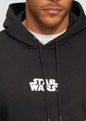 s.Oliver Sweatshirt Hoodie mit Star Wars Print Schwarz