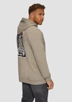 s.Oliver Sweatshirt Hoodie mit Star Wars Print Khaki/Beige/Hellgrau/Braun/Grau
