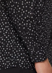 s.Oliver Langarmhemd Slim Fit Schwarz/Dunkelblau/Hellblau