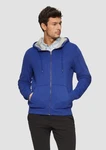 s.Oliver Allwetterjacke Sweatshirt-Jacke mit Kapuze und Logo Artwork 
