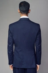 Next Sakko Slim Fit Anzugsakko Hellblau/Dunkelblau/Grau