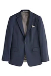 Next Sakko Slim Fit Anzugsakko Hellblau/Dunkelblau/Grau