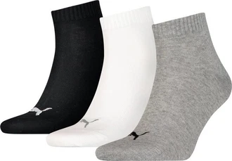 PUMA Funktionssocken UNISEX QUARTER PLAIN Grau/Schwarz/Weiß/Dunkelblau PUMA Funktionssocken UNISEX QUARTER PLAIN Grau/Schwarz/Weiß/Dunkelblau