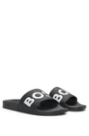 BOSS Pantolette Aryeh Schwarz/Braun/Beige