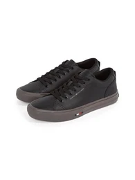 TH HI VULC STREET LTH PATCH Plateausneaker, Freizeitschuh, Halbschuh, Schnrschuh mit kleiner Logoflagge