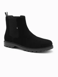 OMBRE Chelsea-Stiefel Chelseaboots Schwarz