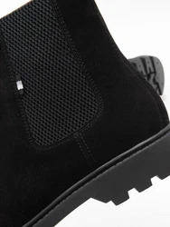 OMBRE Chelsea-Stiefel Chelseaboots Schwarz