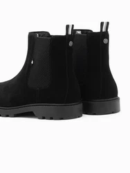 OMBRE Chelsea-Stiefel Chelseaboots Schwarz